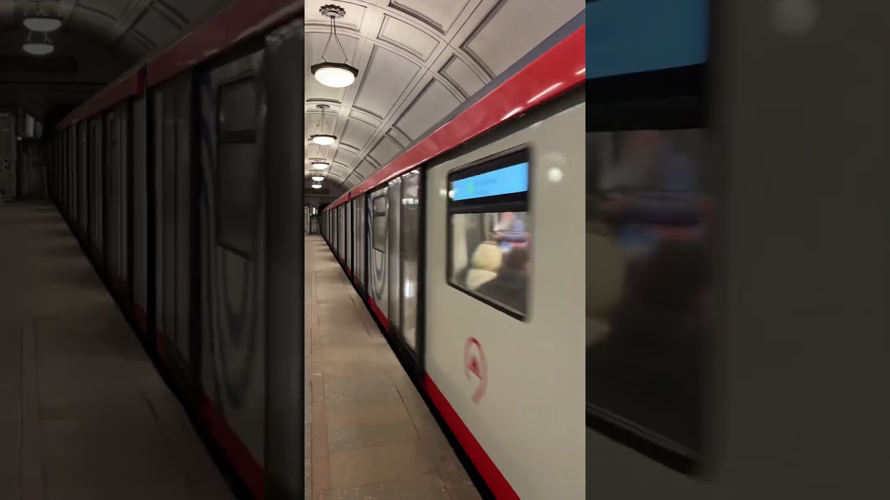 New Metro Train.Moscow 2024 #ubahn #subway #metro #train #trains