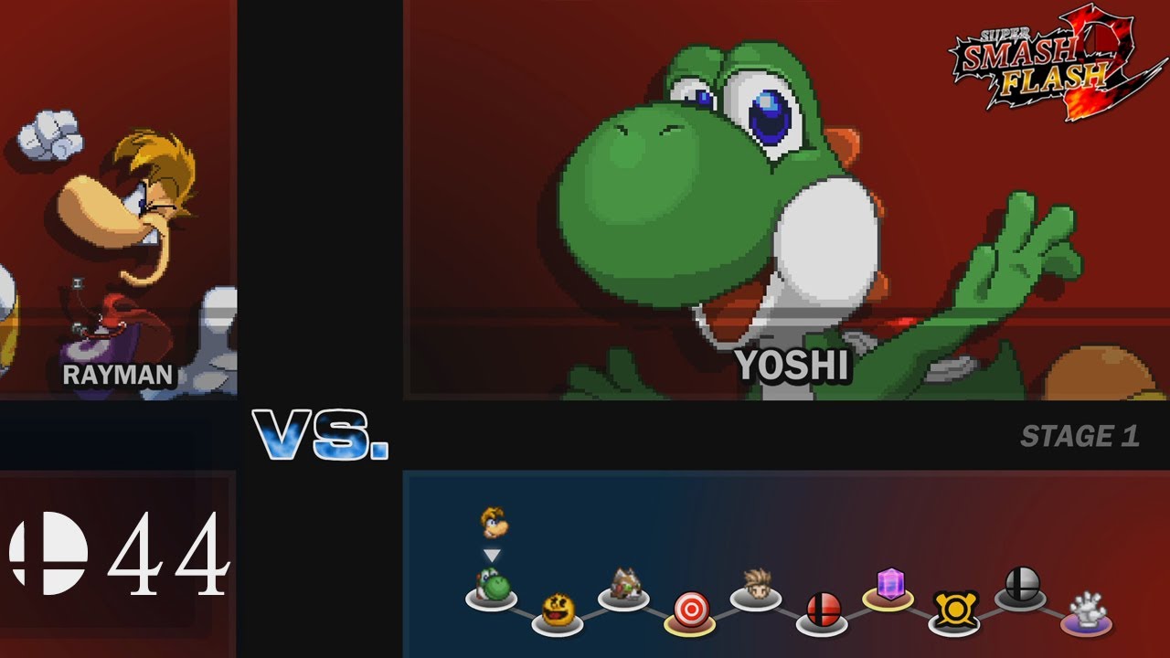 Super Smash Flash 2 | Classic Mode: Rayman