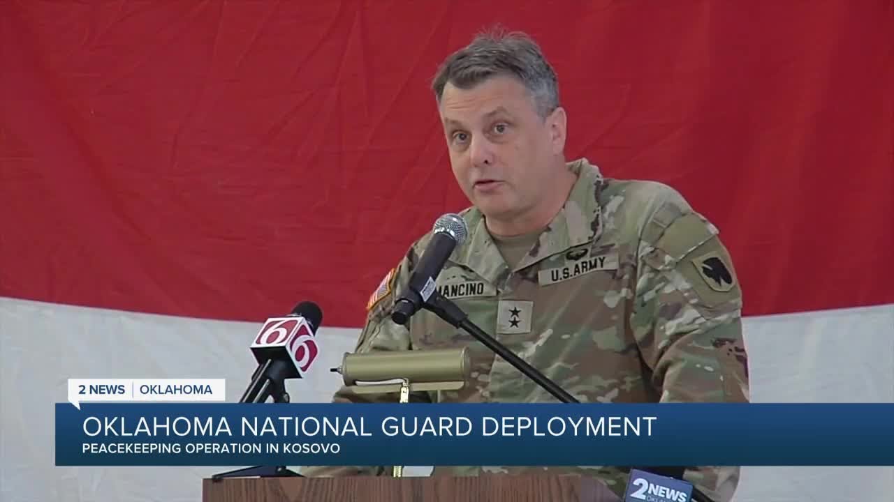Oklahoma National Guard Deploys Dozens to Kosovo