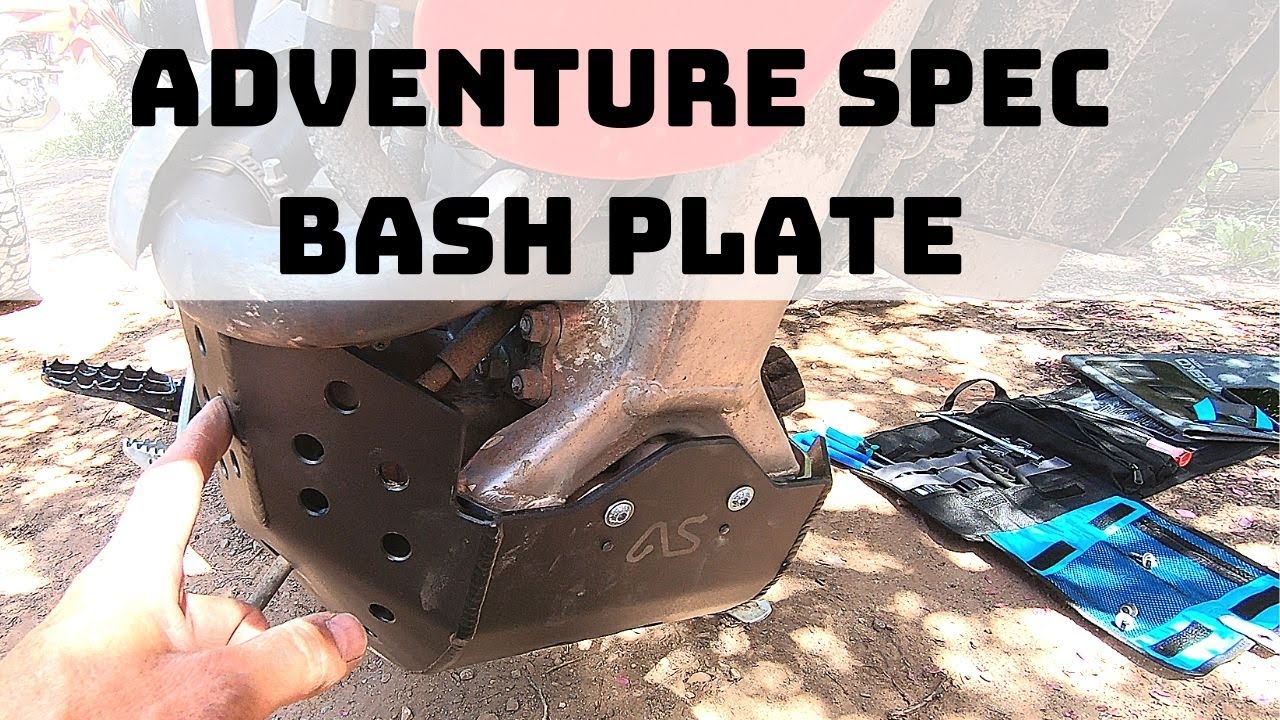 Adventure Spec Bash / Skid Plate - Better Than the Stock 2019 CRF450L Plastic But Just...