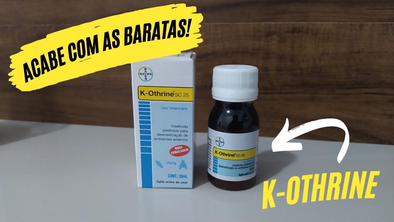 K-OTHRINE É BOM? Dedetize VOCÊ MESMO a sua casa e ACABE COM AS BARATAS!