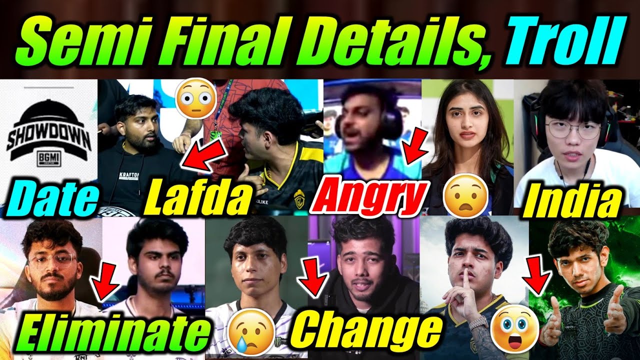 BMSD Semi Finals Detail 😮 Teams Eliminate, Troll 😳 Changes, Lafda ! Inter. Player on India
