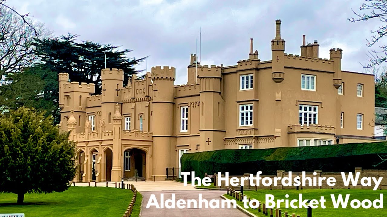 The Hertfordshire Way from Aldenham to Bricket Wood. 