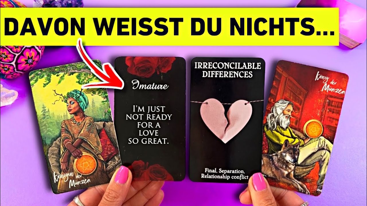 FEIGE 😳 JEMAND lässt seine TRAUMFRAU ziehen denn mit einer Sache KOMMT ER NICHT KLAR... Tarot Liebe
