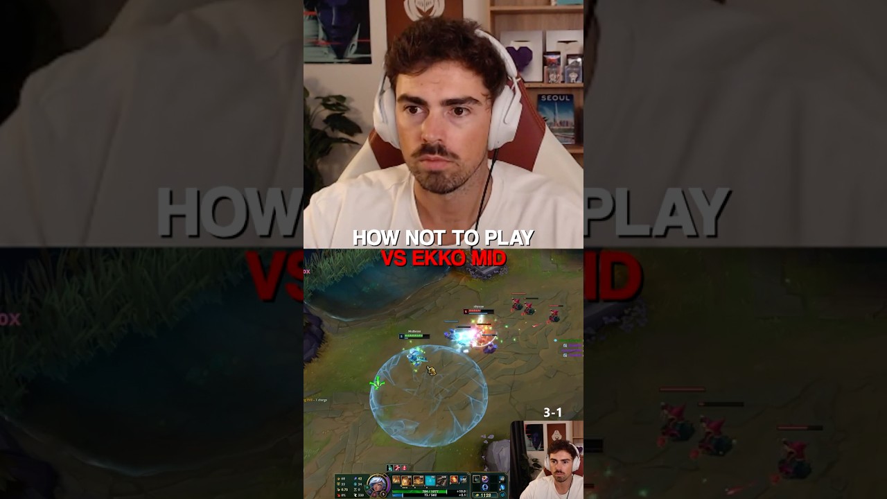 HOW NOT TO PLAY VS EKKO MID #leagueoflegends #midbeast #shorts