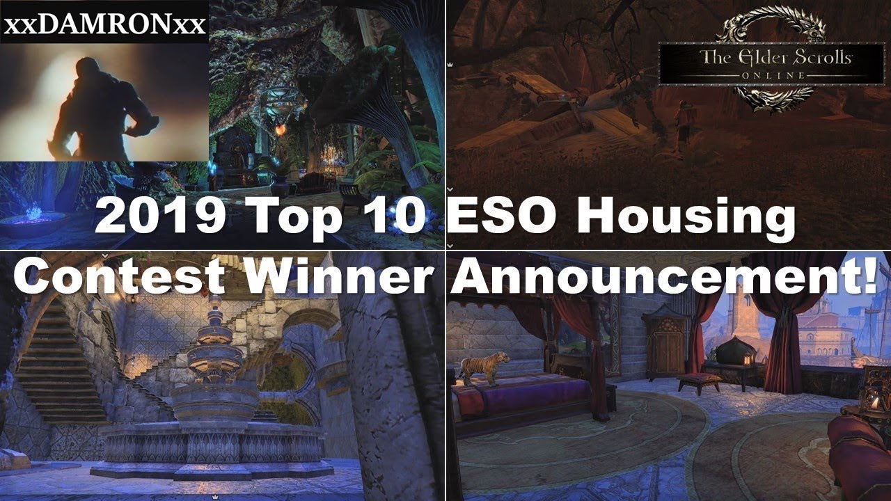 Elder Scrolls Online 2019 Housing Contest TOP 10 Winners for Best Houses!