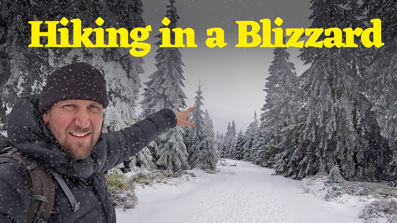 Hiking in a BLIZZARD | Meine härteste Wanderung auf den Brocken