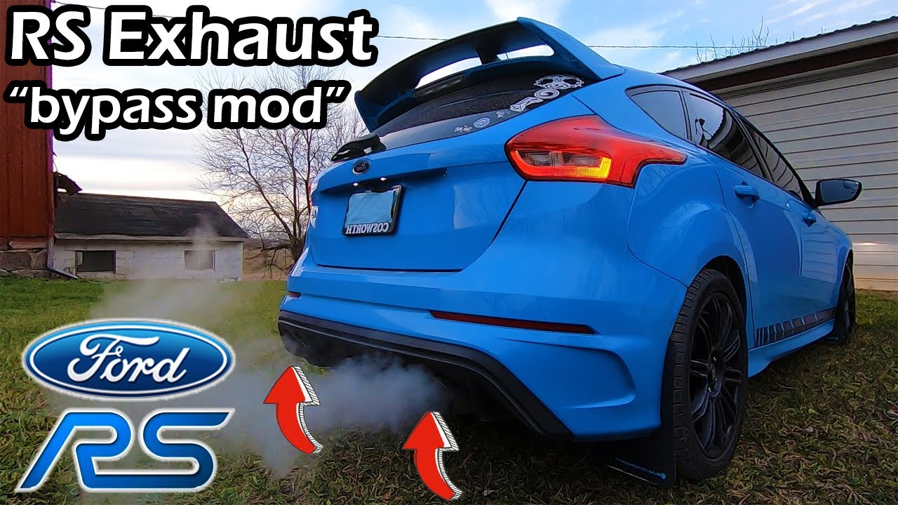Focus RS Exhaust Bypass Mod × Easy $30 Upgrade