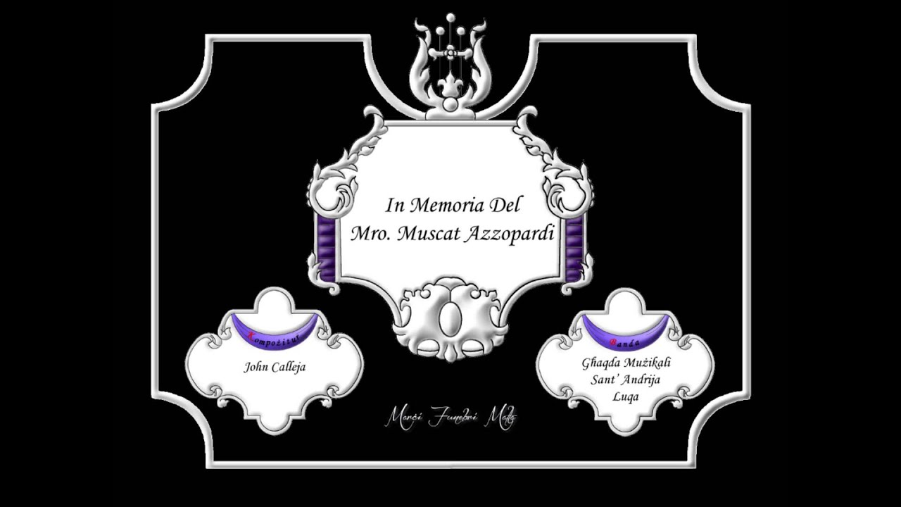 In Memoria Del Mro. Muscat Azzopardi - John Calleja