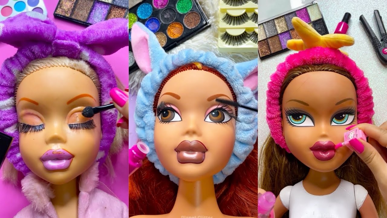 ASMR Satisfying with Unboxing & Review Mannequin Makeup Skincare Lipstick Sounds Video Fast Girly  ☆