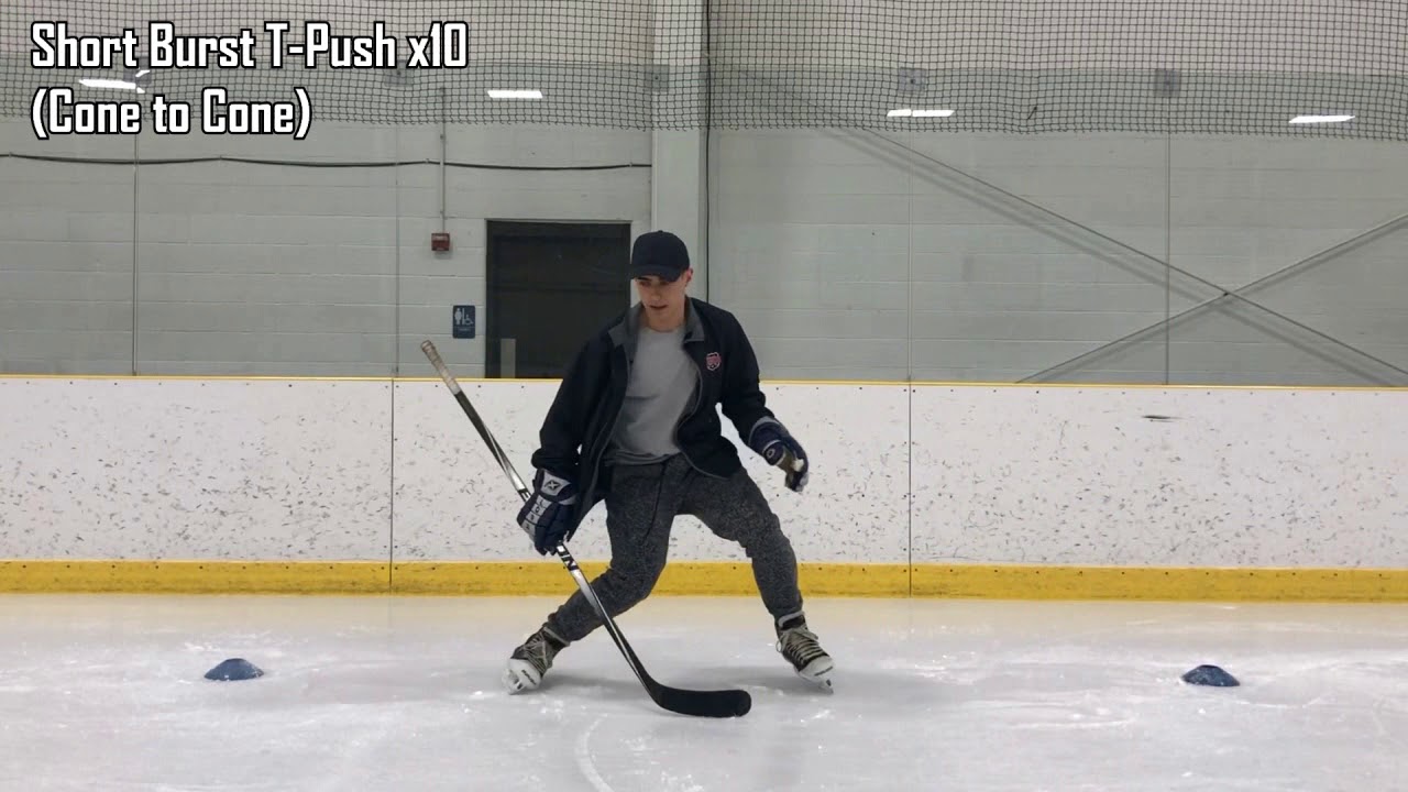 High-Intensity On Ice Skating Drills for Beginner Hockey Goalies
