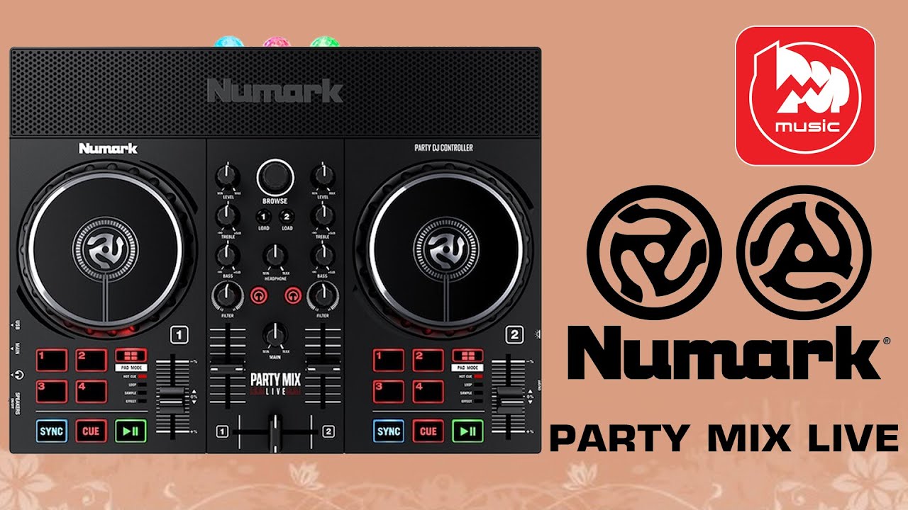 DJ-контроллер NUMARK PARTY MIX LIVE || Легкая интеграция с Serato DJ