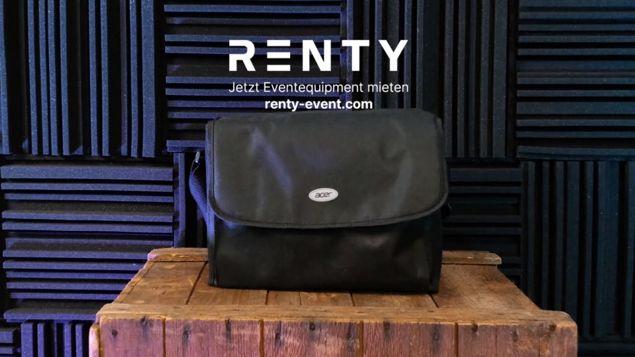 Präsentationspaket Aufbau: Acer H6542BDi Beamer & Leinwand Tutorial – Perfekt Präsentieren | Renty