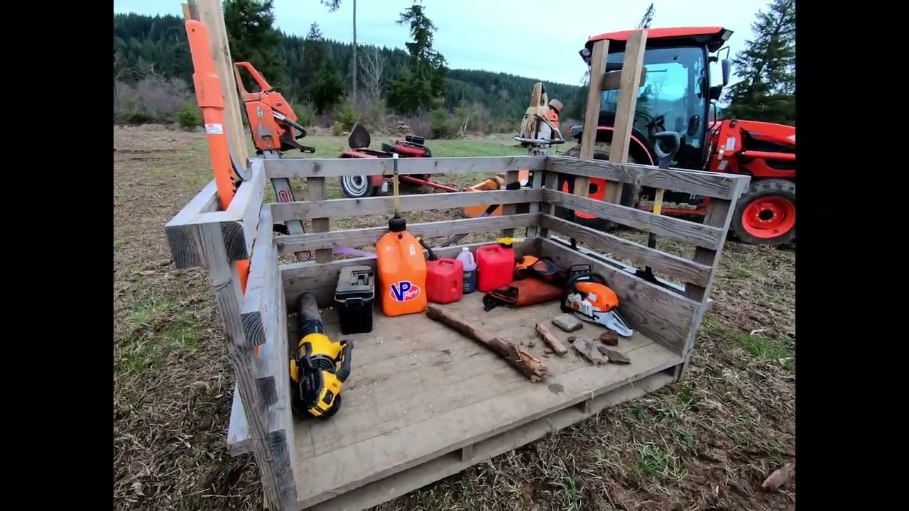 My carry all for tractor forks.