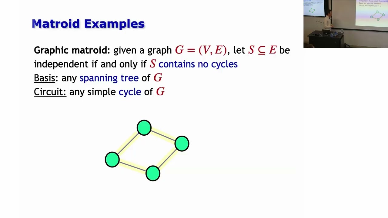 Louie Putterman: Breaking the \sqrt{n} Barrier: New Parallel Algorithms for Finding a Matroid Basis