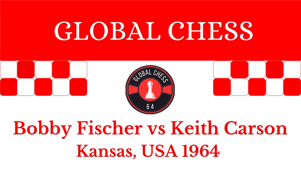 Bobby Fischer vs Keith Carson. Kansas, USA 1964
