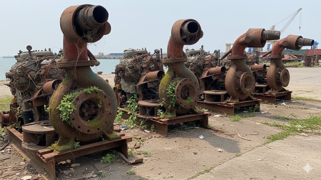 He Fights The Sea Monster! Unbelievable WEICHAI V8 Engine Restoration After Years of Rust