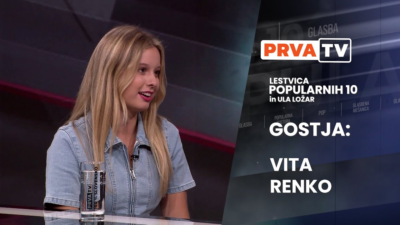 [LESTVICA POPULARNIH 10] 21.09.2024 Prva TV Gostja: Vita Renko