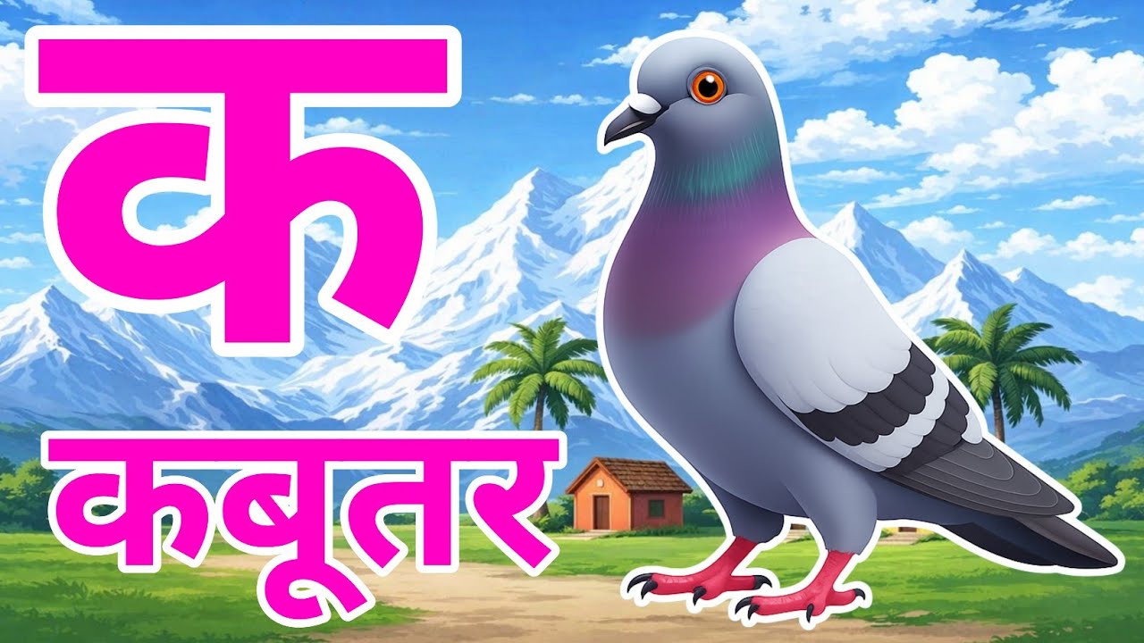 अ से अनार, आ से आम, हिंदी वर्णमाला, अआइईउऊ,क से कबूतर,a se anar,aa se aam, हिंदीस्वरब्यंजन #kidssong