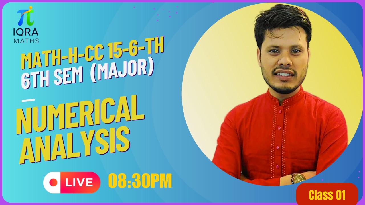 Numerical Analysis Lecture 1 | Representation of Numbers | Fixed& Floating Point |Hindi |#education
