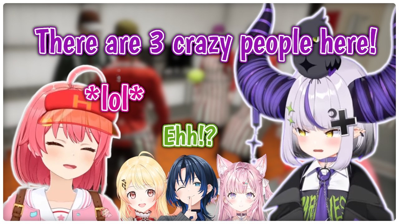 Laplus who Really did Her Job Compared to 3 Other Crazy Person at Holonald's 【 hololive Clips】