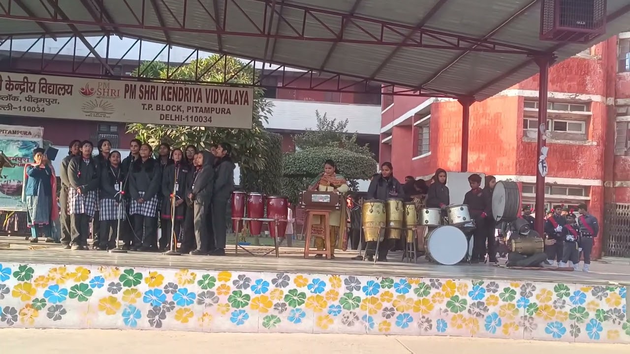 Bharat ka swarnim gaurav kendriya vidyalaya layega song by kendriya vidyalaya pitampura students