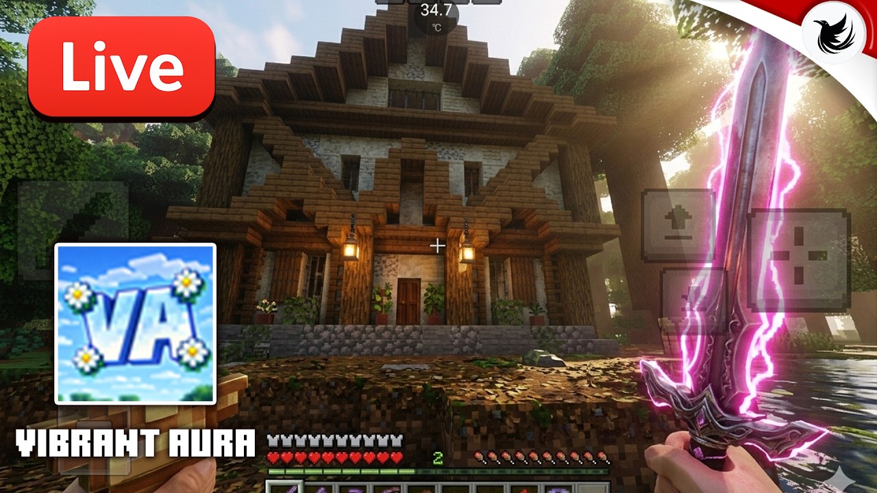 Vibrant Aura 🎨 and Action & Stuff 👋 | Android Bedrock Edition