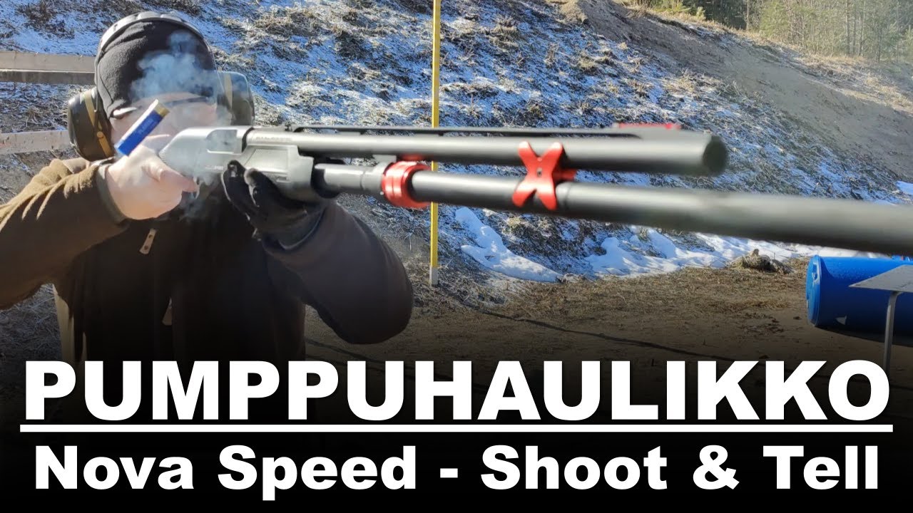 Benelli Nova Speed pumppuhaulikko - Shoot&Tell