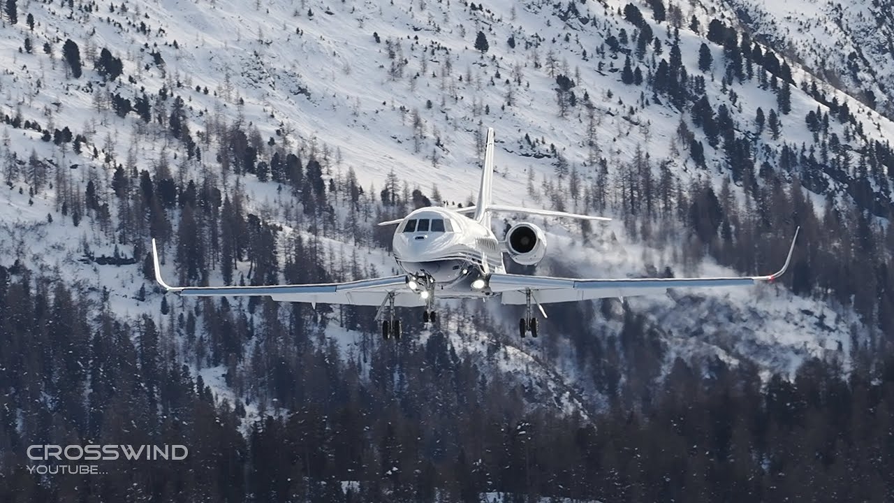 Dassault Falcon 2000LX | Engadin Airport 16.02.2025 #F2TH