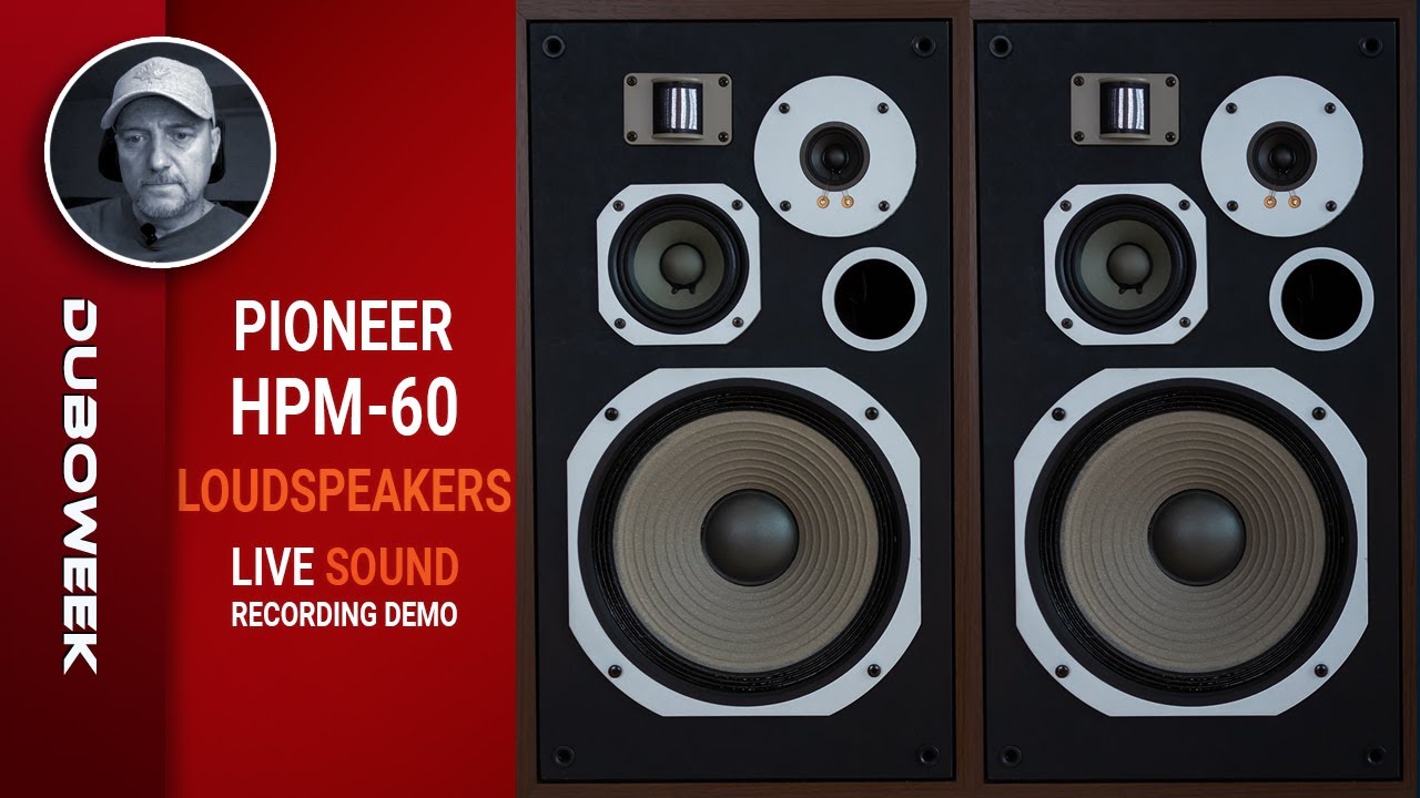 Pioneer HPM 60 Loudspeakers Live Sound Recording Demo