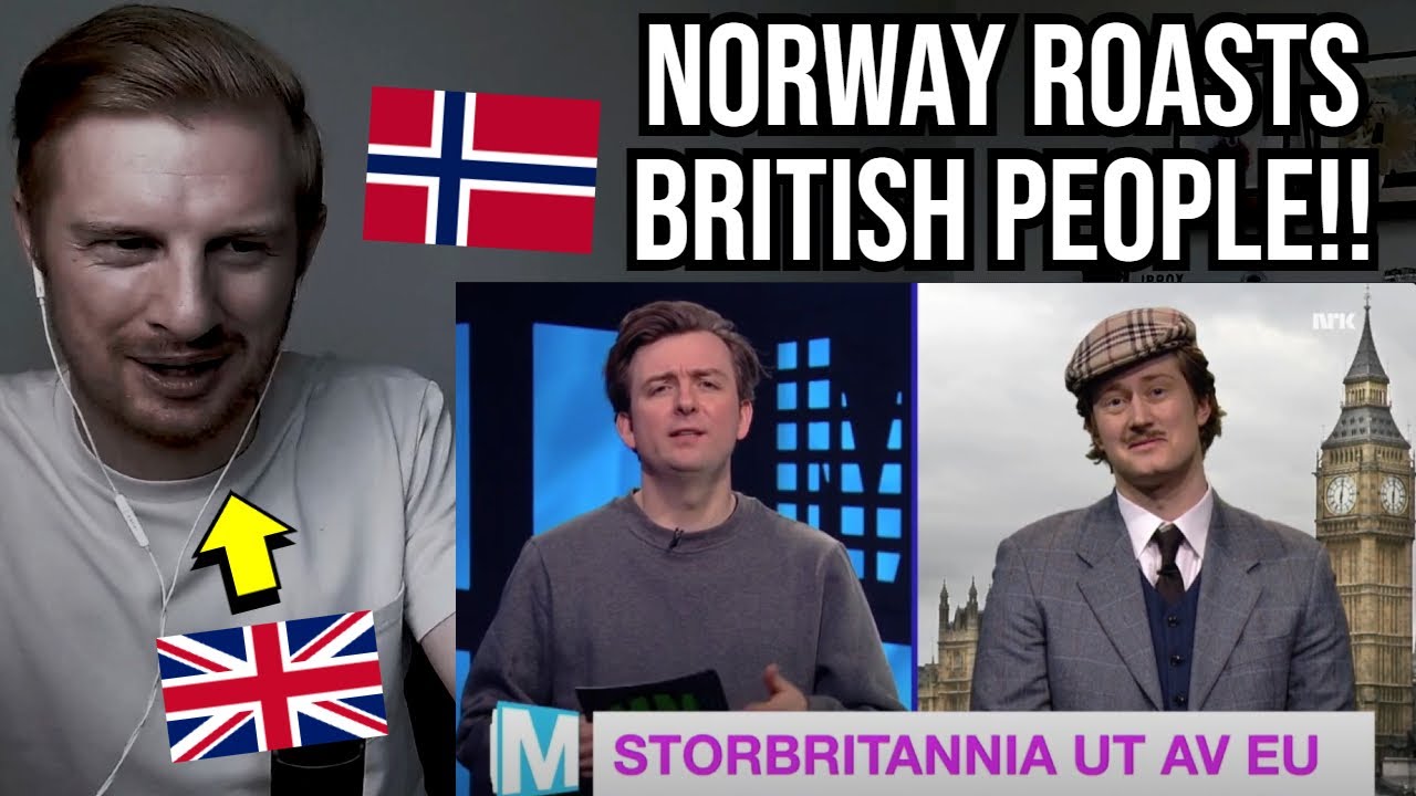 Реакция на норвежскую комедию критикует Brexit!! (Мартин и Миккельсен)