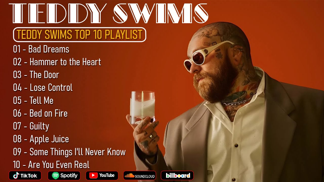 Teddy Swims Greatest Hits Full Album 2025 🎤 Best Songs Playlist with Lyrics | Teddy Swims Top Tracks