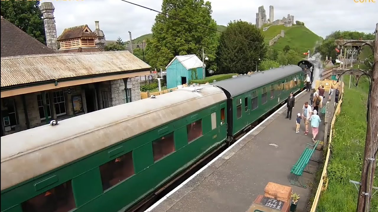 Livecam4k | Corfe Castle Station | Swanage Railway , United Kingdom 🇬🇧 4k Ep2