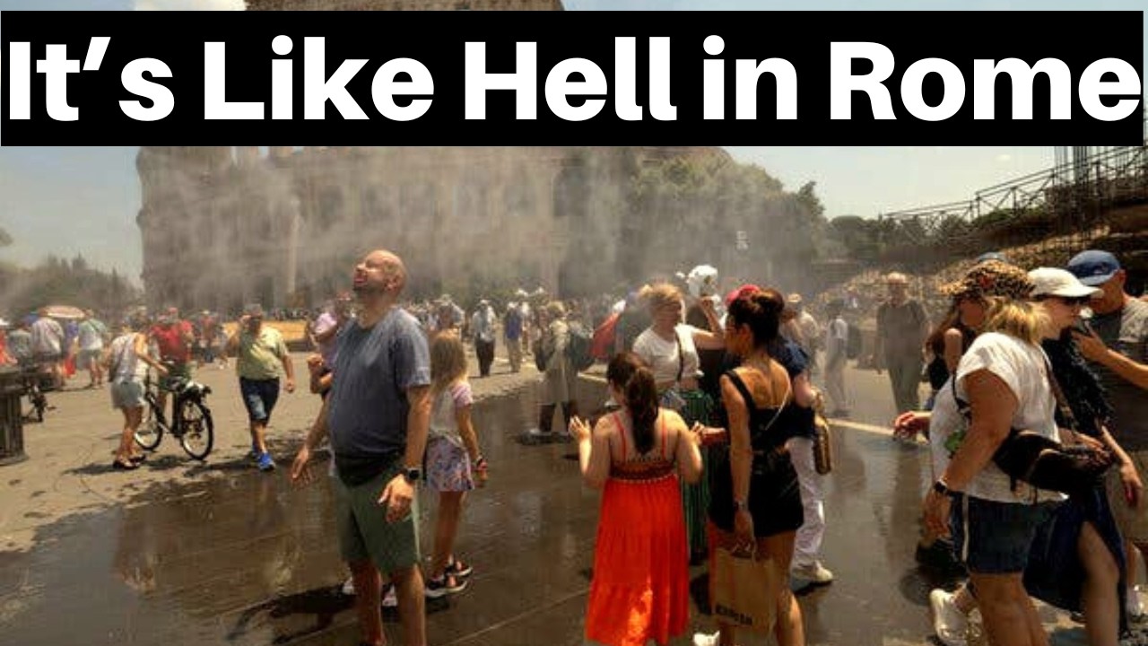 Rome Italy, What a Hell Heatwave in Rome | Rome Walking Tour July 2026