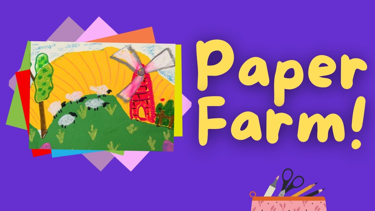 The Curiosity Gap: I Ripped Colored Paper to Create This! 🚜🎨 (No Scissors)