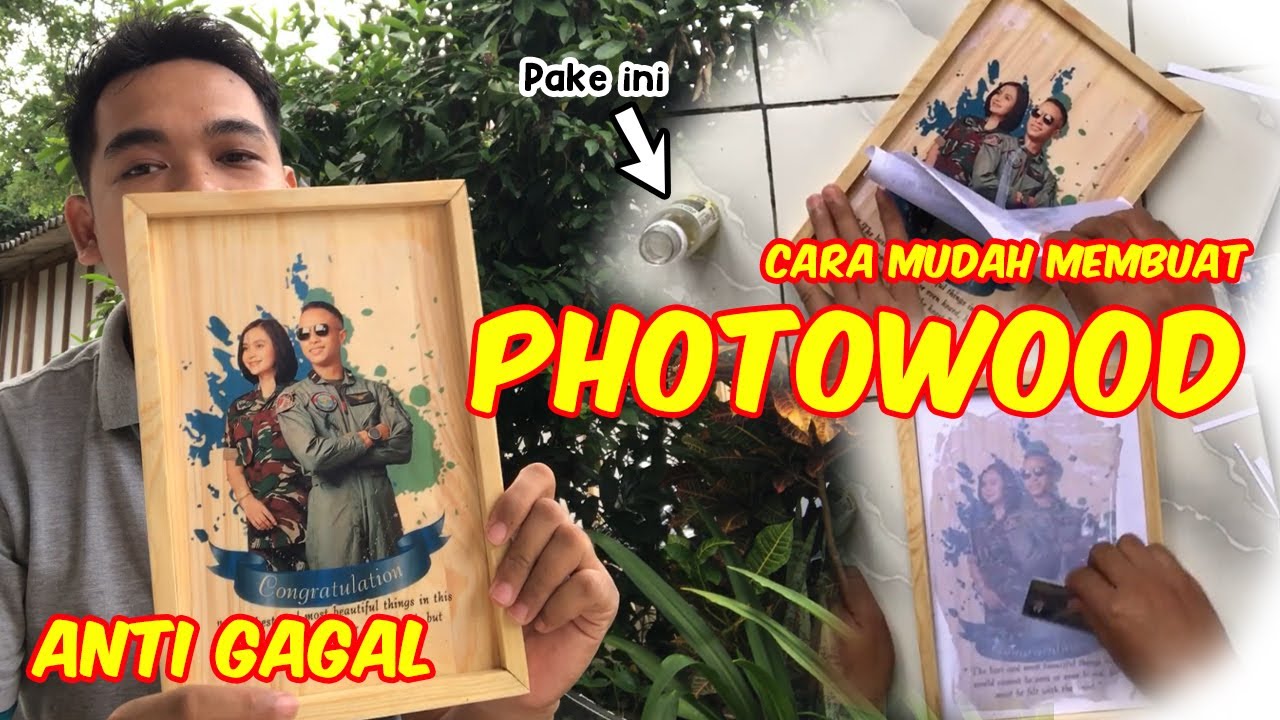 Cara membuat photowood estetik termudah anti gagal