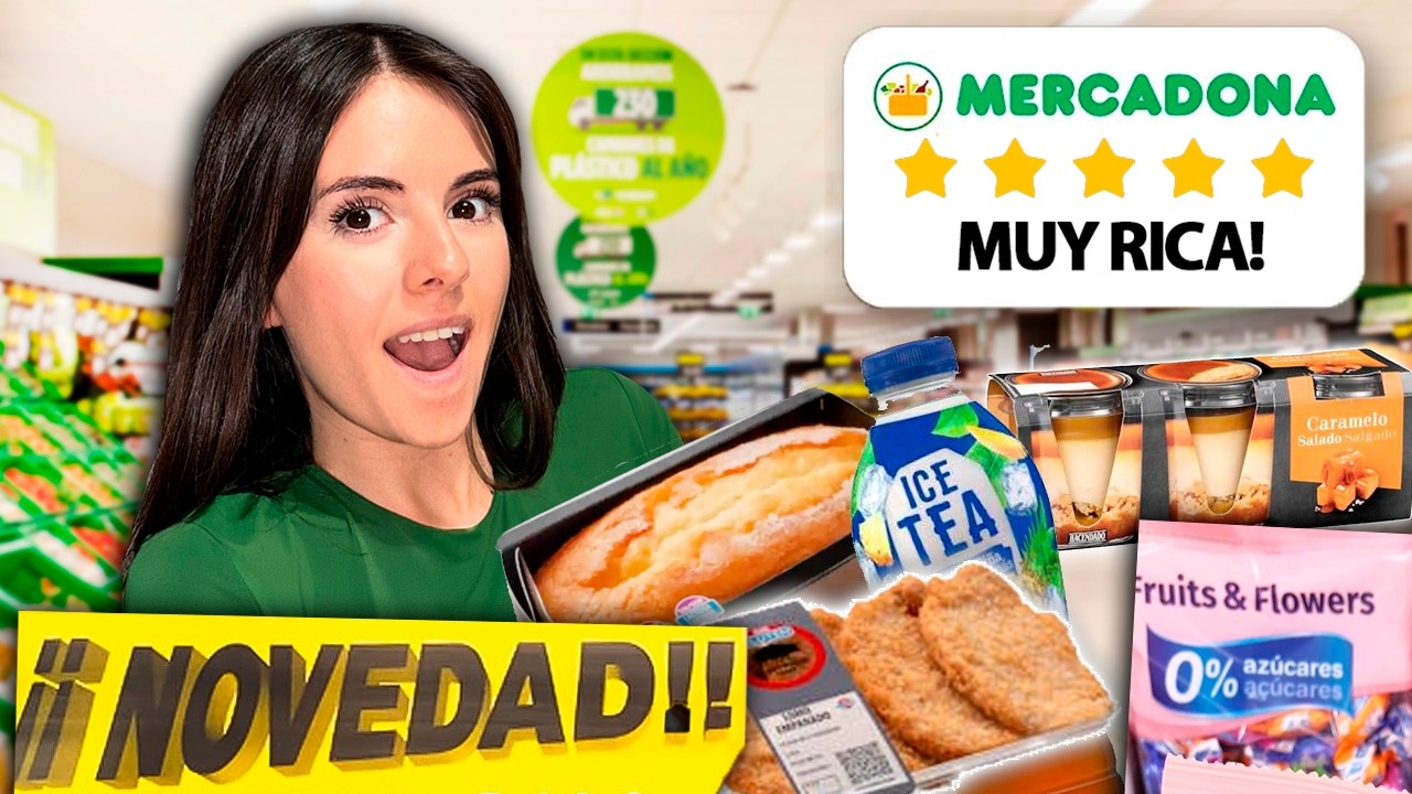 24 HORAS COMIENDO NOVEDADES DE MERCADONA 😱 Noviembre