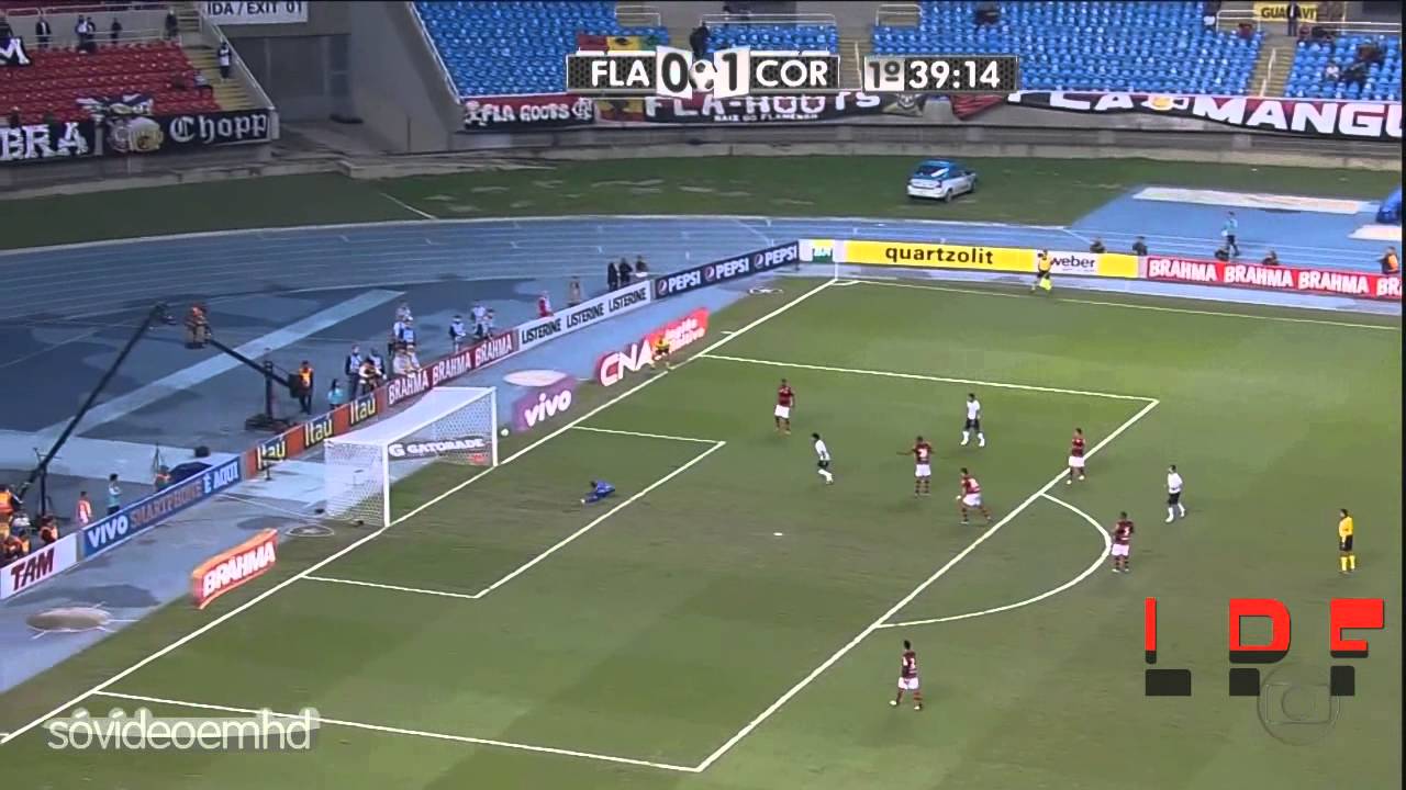 Flamengo 0 x 3 Corinthians [Gols Campeonato Brasileiro] - 2012