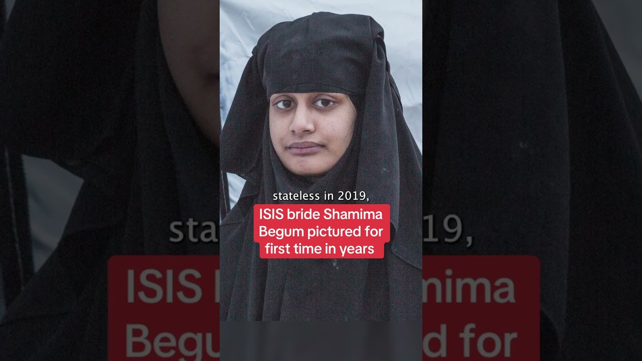 ISIS bride Shamima Begum pictured for first time in years