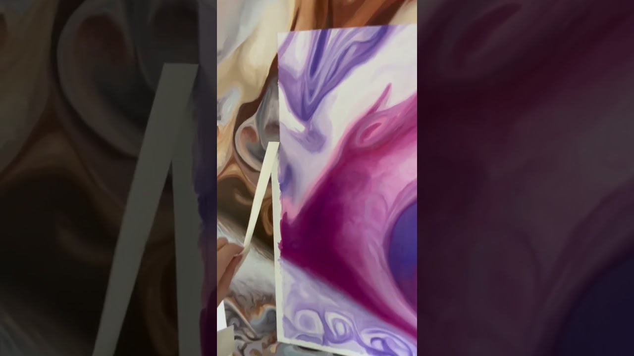 Painting Jupiter with telescope data #jupiter #space #spaceart