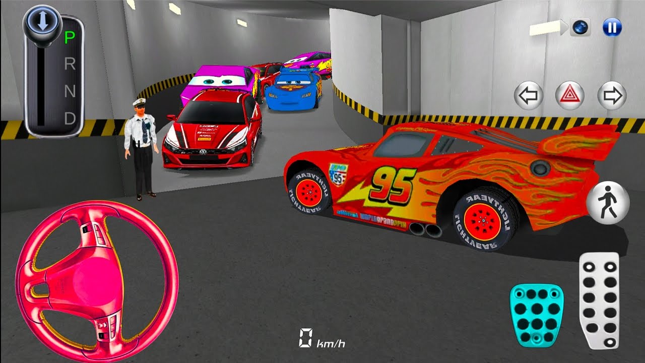 🚗 Underground Parking Challenge | Cartoon Cars Gameplay | GaMiNg WiTh DaNeGeR