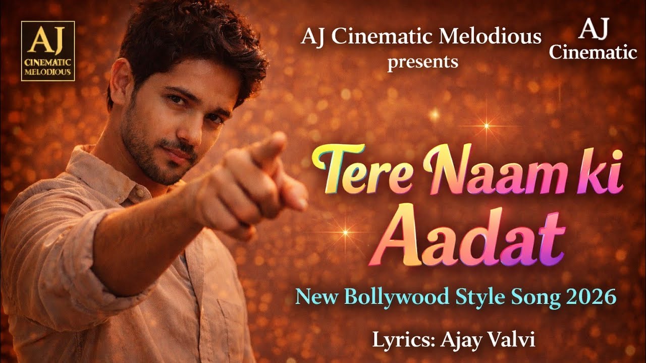Tere Naam Ki Aadat | New Bollywood Style Song 2026 | Aj Cinematic Melodious | Lyrics & : Ajay Valvi