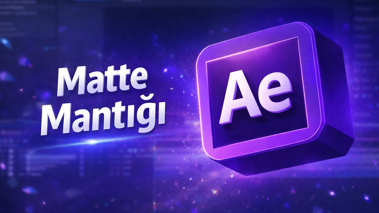 Bu Text Efekti Matte Mantığıyla Yapılıyor (After Effects Dersleri)
