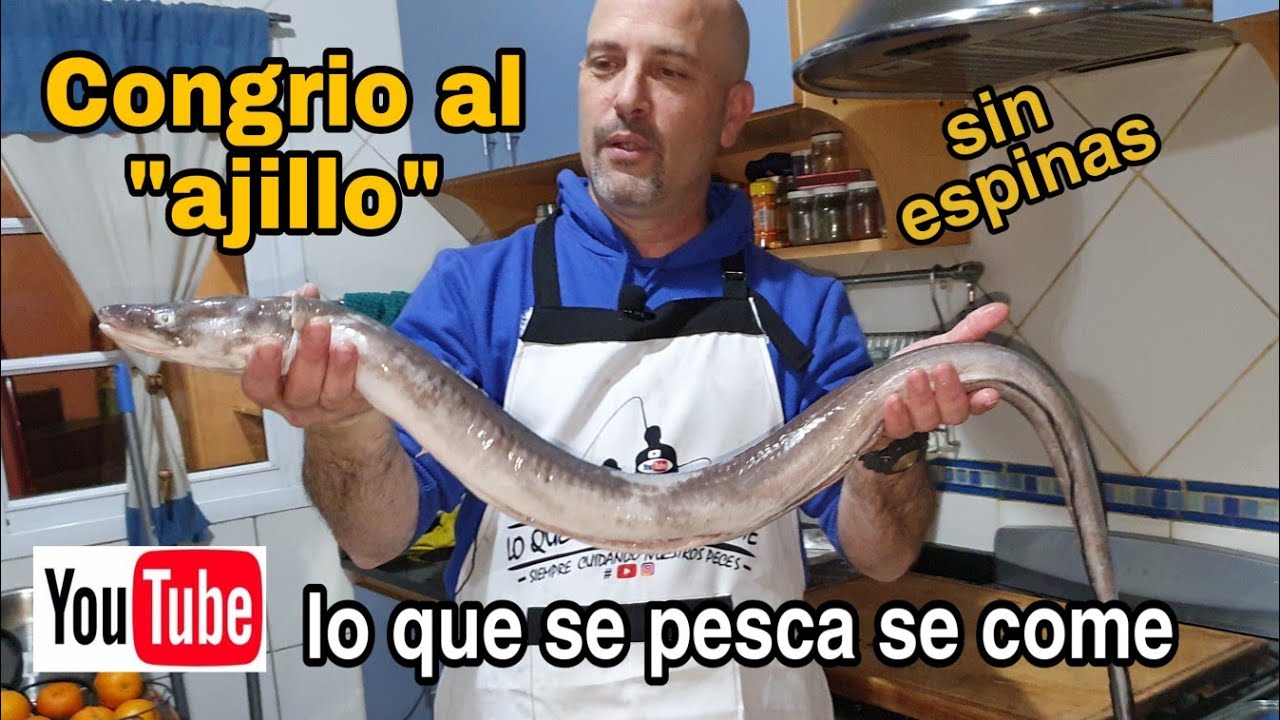 Congrio al ajillo - receta