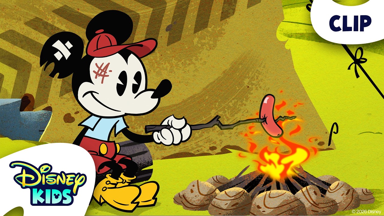 Mickey, Donald, and Goofy's Camping Chaos 🏕️🔥| Mickey Mouse (Shorts) | @disneykids