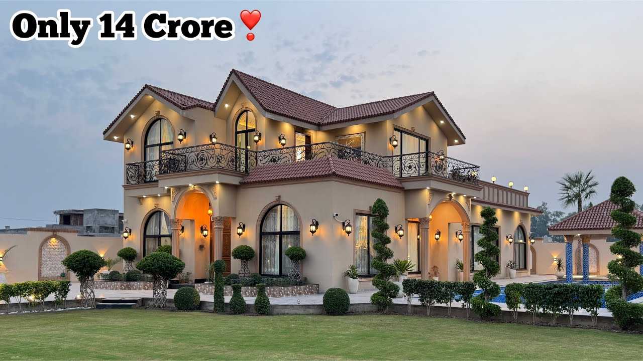 4 Kanal Fully Furnished Farm House For Sale in Barki Road Near DHA7 Lahore.