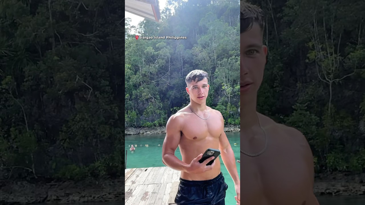 British guy first time in the Philippines and first impression Siargao Island 🇵🇭  #shorts
