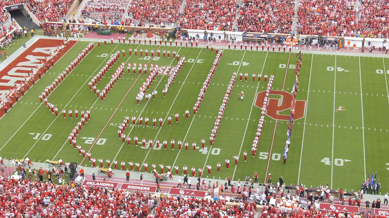 09-20-25 OU vs Auburn Pregame - University of Oklahoma Marching Band