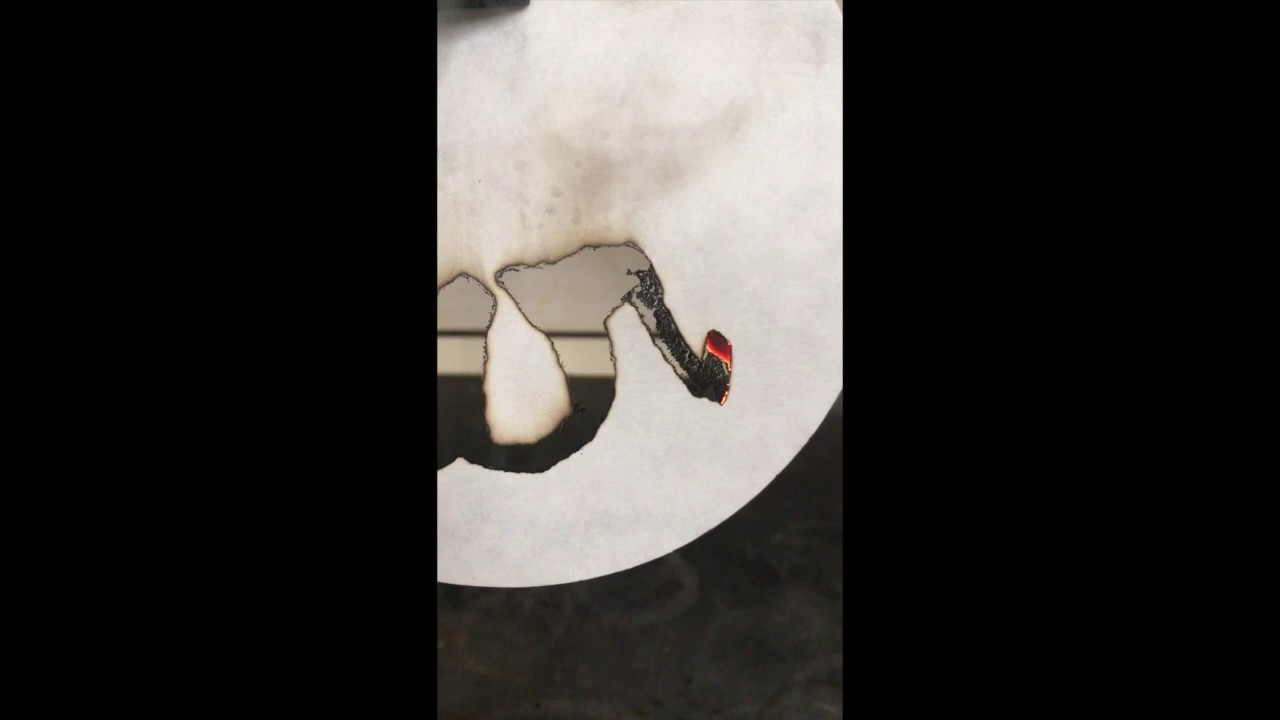 Fun Science Experiment - Fire writing using Sodium Nitrate