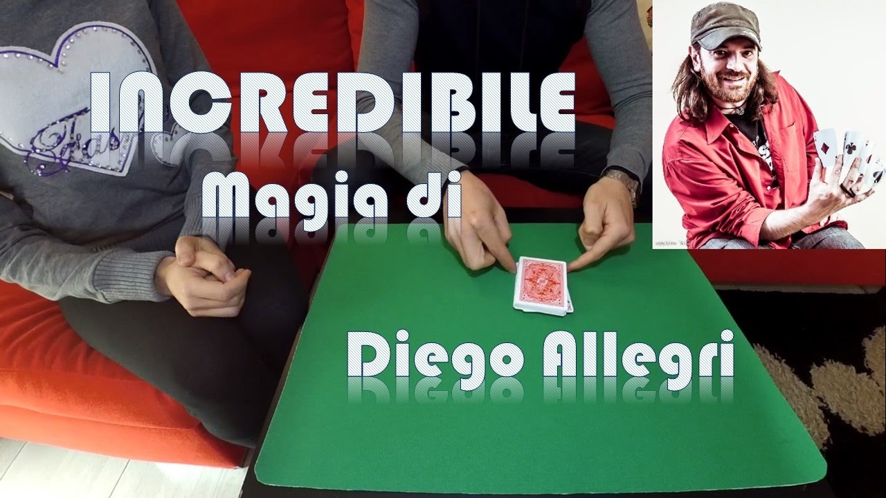 SPETTACOLARE magia di Diego Allegri TUTORIAL | magia con le carte | magic card trick